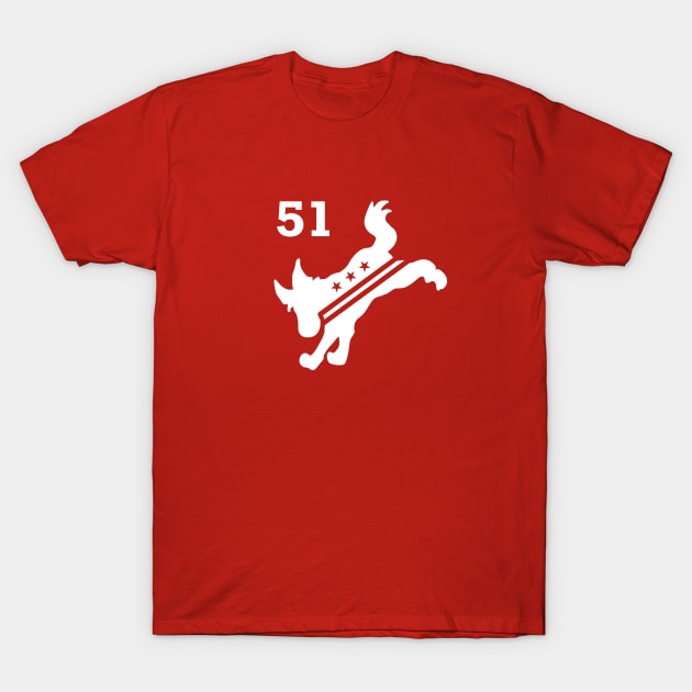 DC statehood T-Shirt by SquibInk